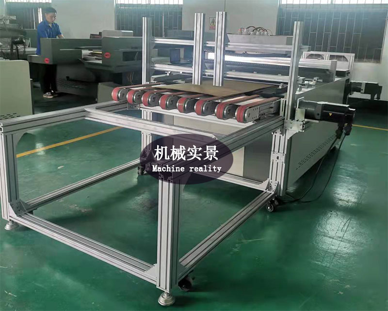 紙箱無版印刷機設(shè)備實拍，紙箱數(shù)碼印刷機廠家實拍機械。