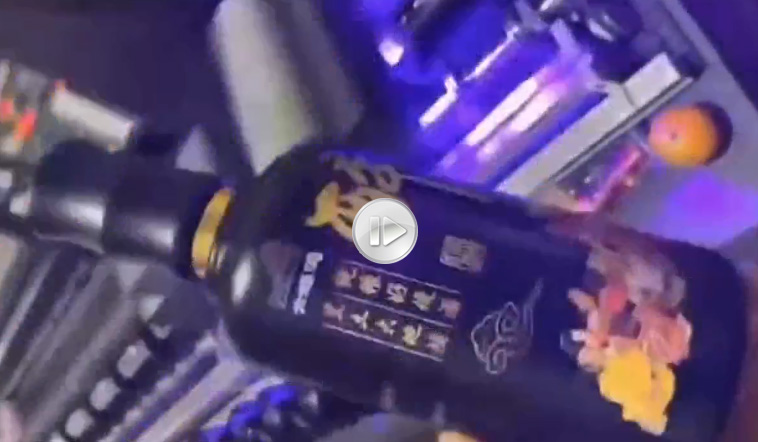 圓柱體打印視頻，酒瓶打印視頻，化妝品打印視頻